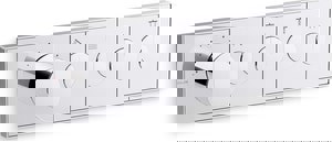 Five Handle Thermostatic Valve Trim in Polished Chrome